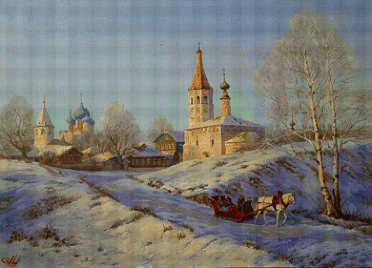 Суздаль - картина - предпросмотр