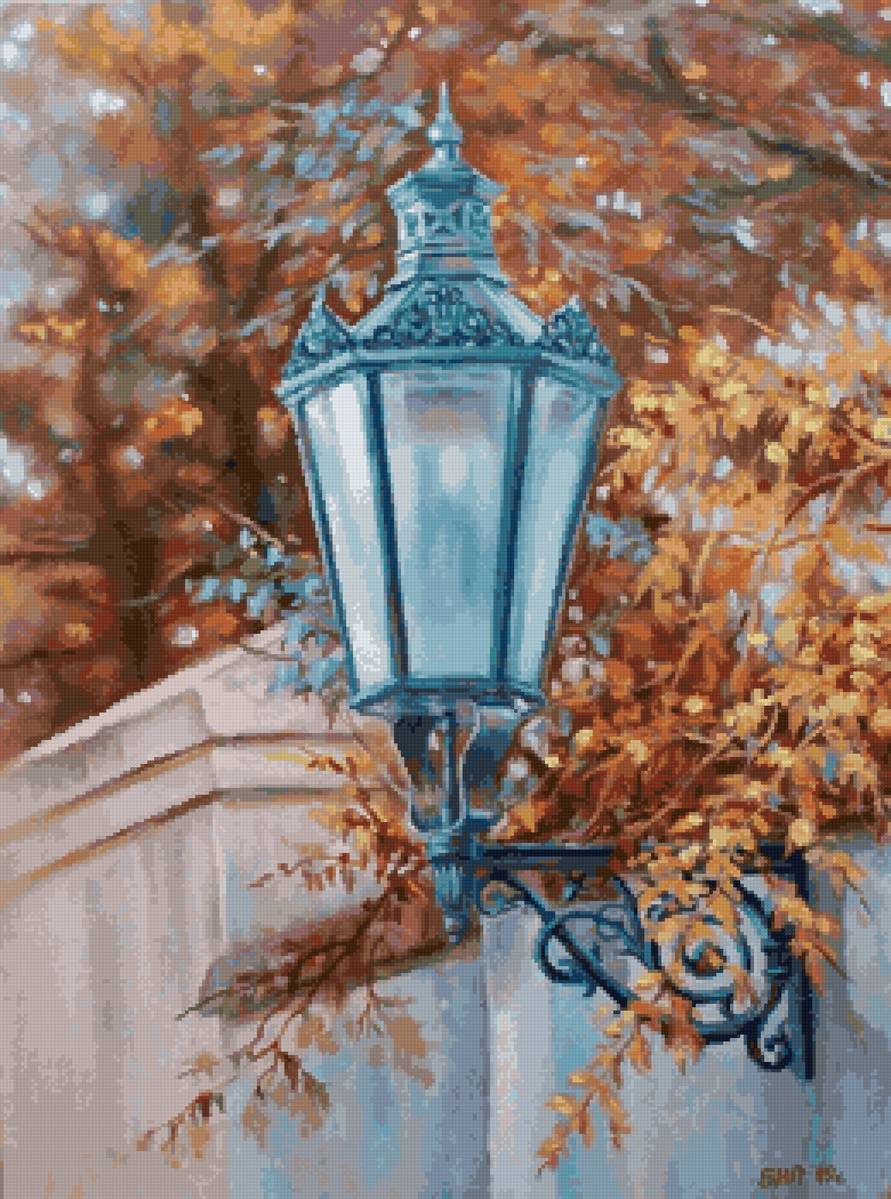 Осенний фонарь - фонарь - предпросмотр