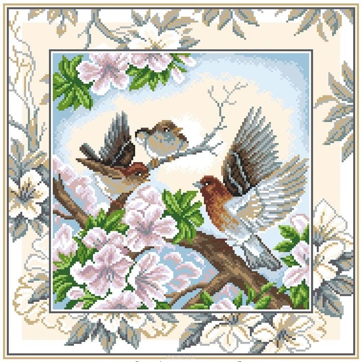 Трели - цветы, птицы, трели - оригинал