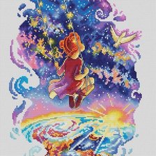 Схема вышивки «на качелях»