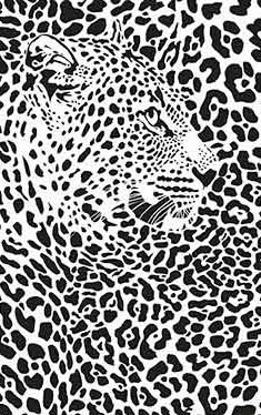 леопард - панно - оригинал