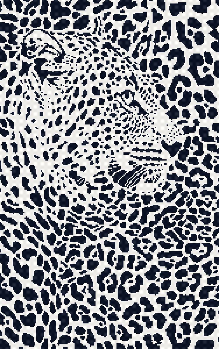 леопард - панно - предпросмотр