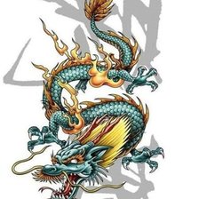 Схема вышивки «дракон 8»