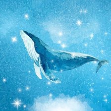 Схема вышивки «Whale»