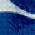 Предпросмотр схемы вышивки «Синие листья» (№2649077)