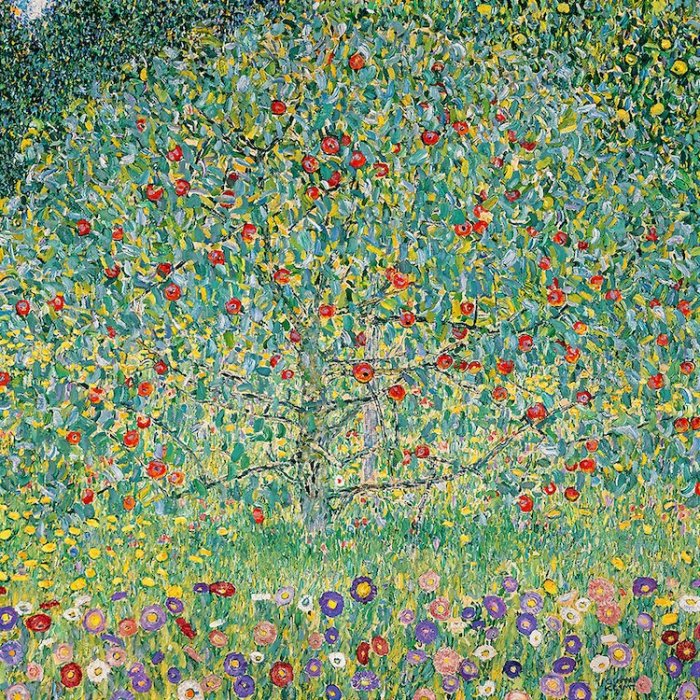 Климт Рай - яблоко цветы свет - оригинал