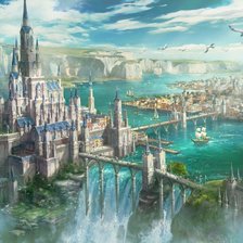 Схема вышивки «затерянный город Аркона»