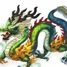 Схема вышивки «дракон»