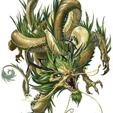 Схема вышивки «дракон»