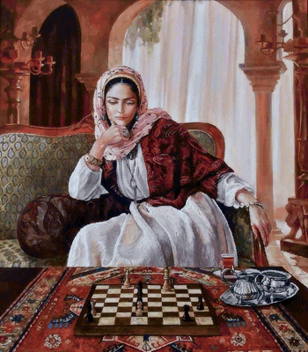 №2649821 - раздумье, шахматы - предпросмотр