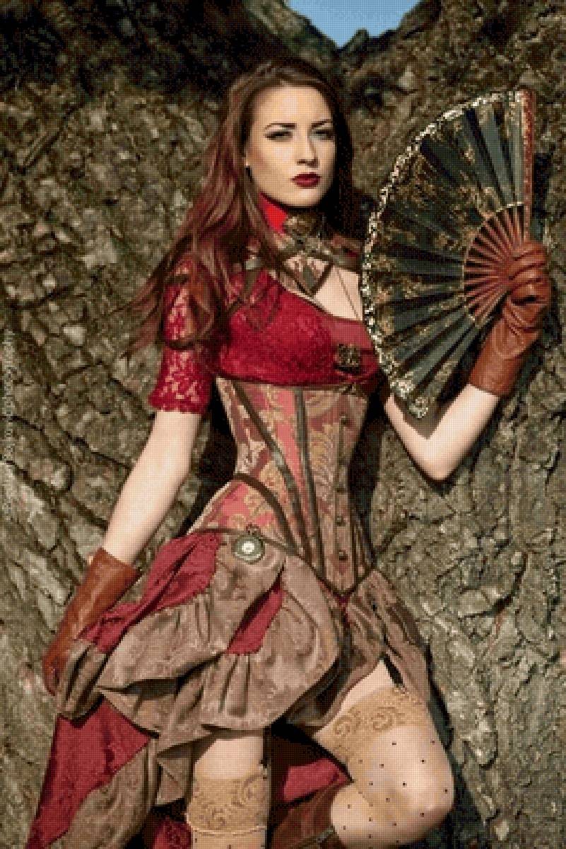 Стимпанк - готика, эротика, женщина, стимпанк - предпросмотр