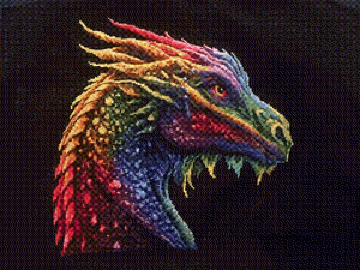 Rainbow Dragon - предпросмотр