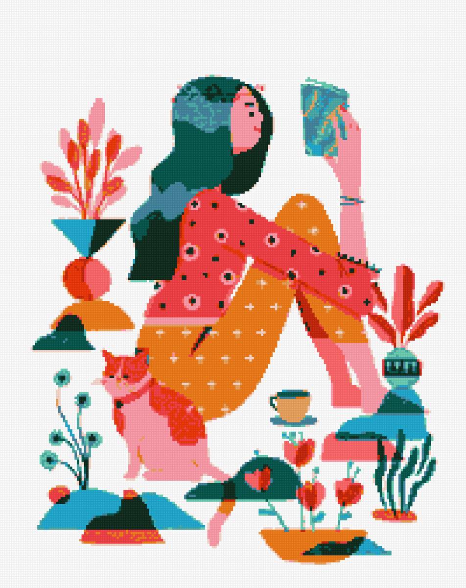 За книгой - книга, девушка - предпросмотр