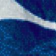 Предпросмотр схемы вышивки «Листья синие» (№2651304)