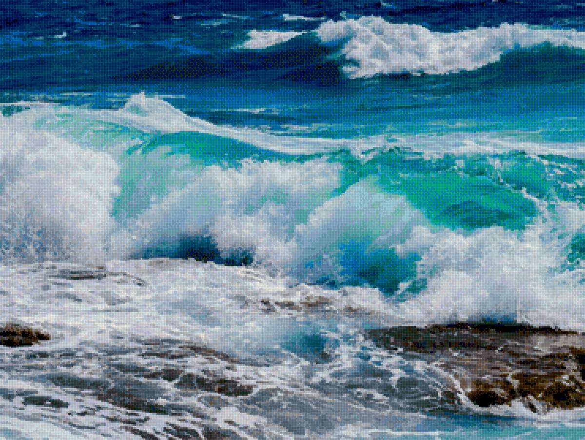 Нептун гневается - океан волны - предпросмотр