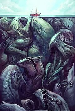 Морские чудовища - оригинал