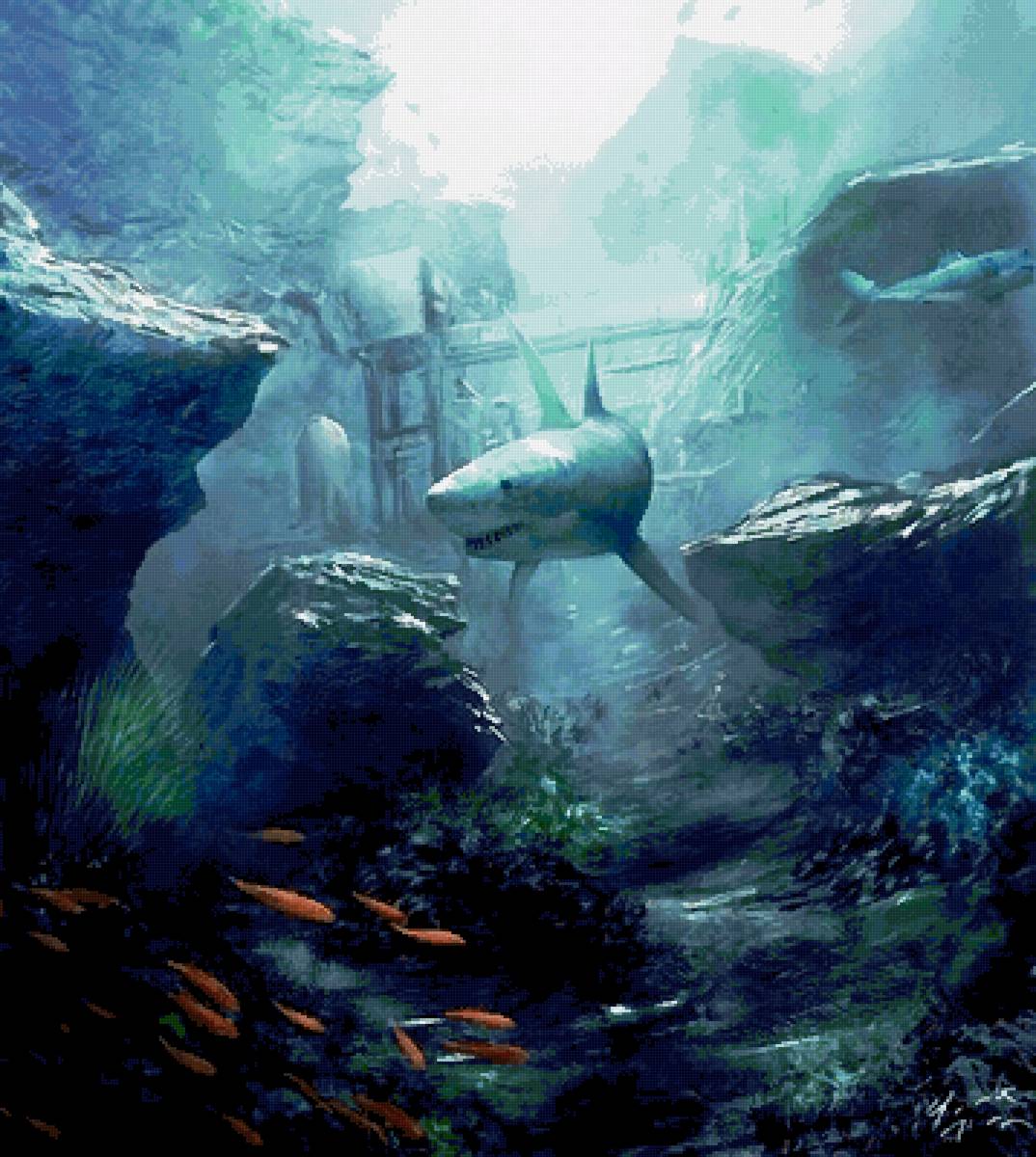 Мир морских глубин. Подводные пейзажи. Морские подводные пейзажи. Подводный мир фэнтези. Дно океана.