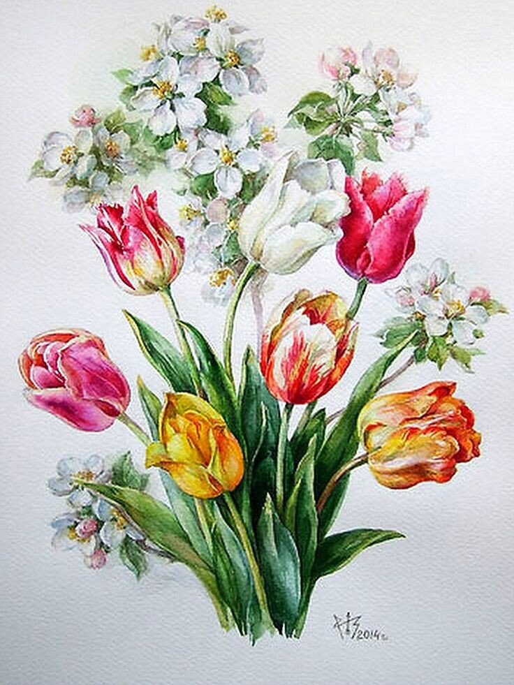 Майский букет - цветы - оригинал