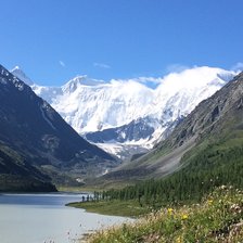 Схема вышивки «гора Белуха»