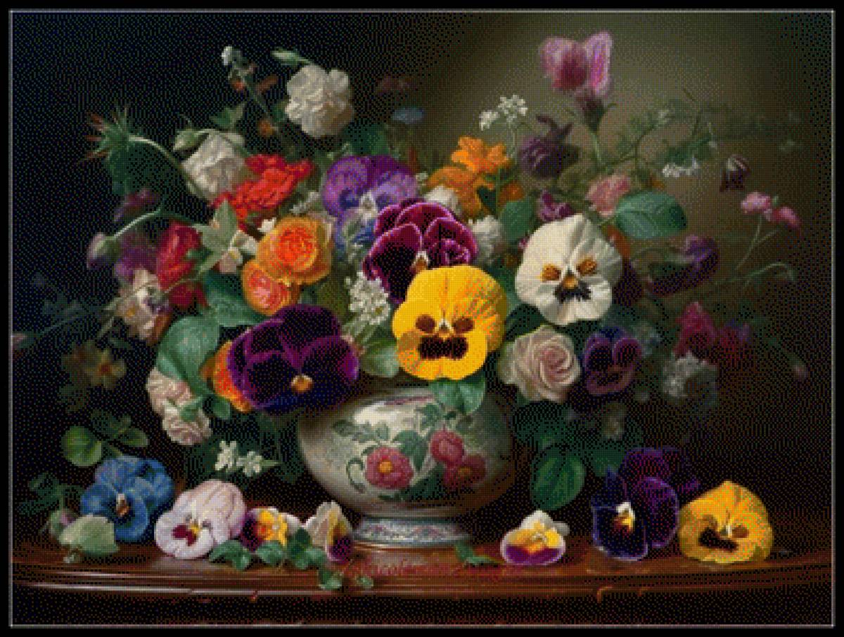 Букет - картина. - предпросмотр