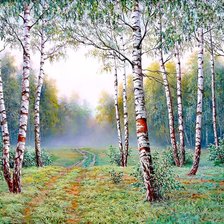 Схема вышивки «Mesteceni»