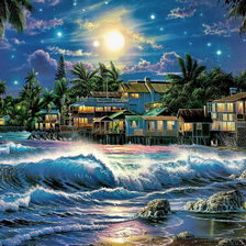 Схема вышивки «Райский уголок»