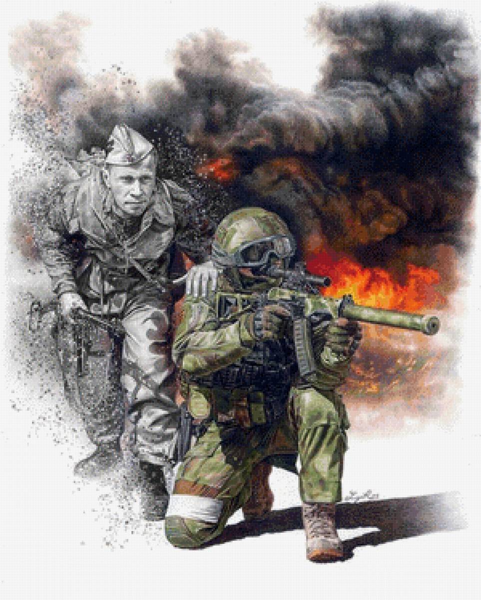 бессмертный полк - люди война - предпросмотр