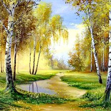 Схема вышивки «Mesteceni»