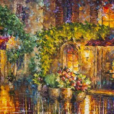 Схема вышивки «АФРЕМОВ,АКВАРЕЛЬ, ГОРОД»