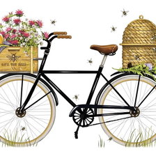Оригинал схемы вышивки «Велосипед» (№2655710)