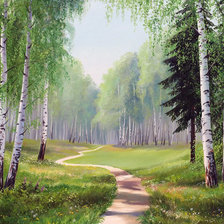 Схема вышивки «Mesteceni»