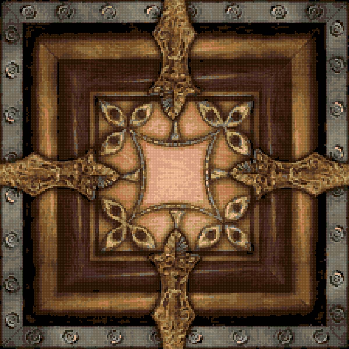 Узор для подушки - узор, подушка, орнамент - предпросмотр