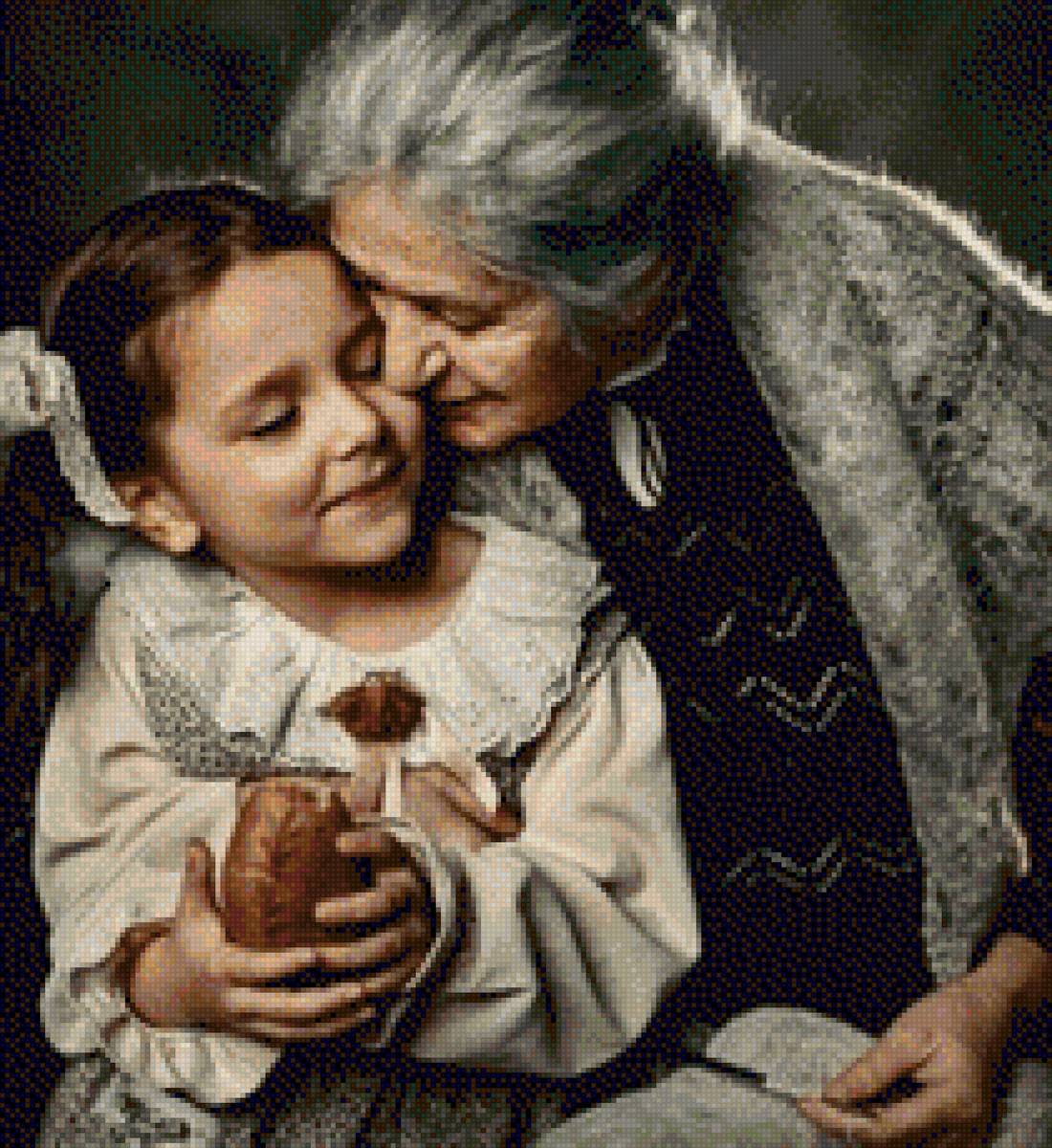 Бабушкина любовь - бабушка, внучка - предпросмотр