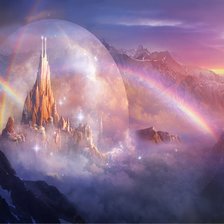 Схема вышивки «Радуга»