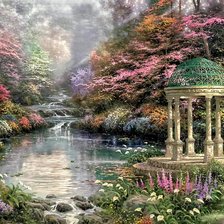 Схема вышивки «กลางสวน Ver3»