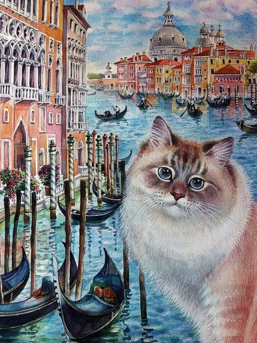 Венецианский котик - 🐱 - оригинал