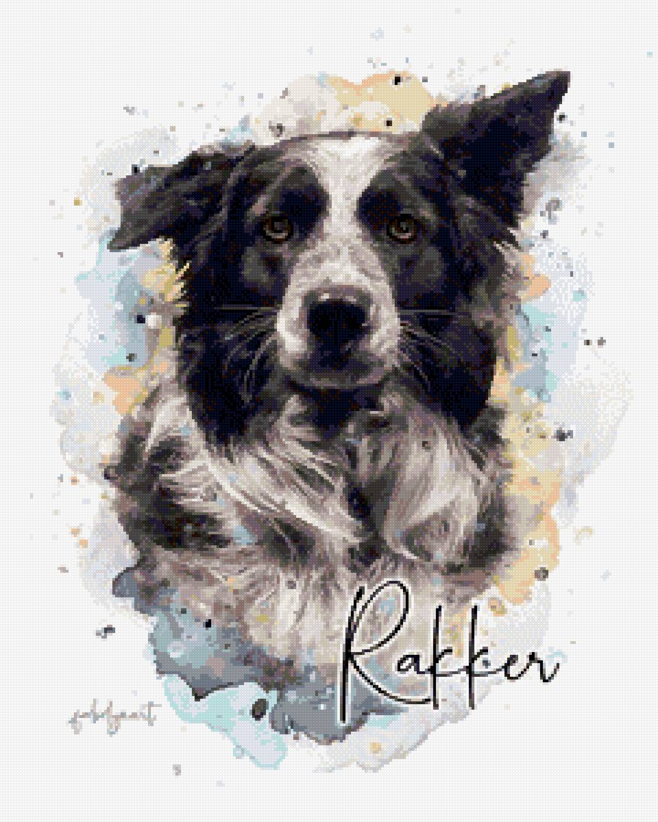 Watercolor Pet - акварель, собака, рисунок - предпросмотр