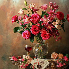 Схема вышивки «Цветы»