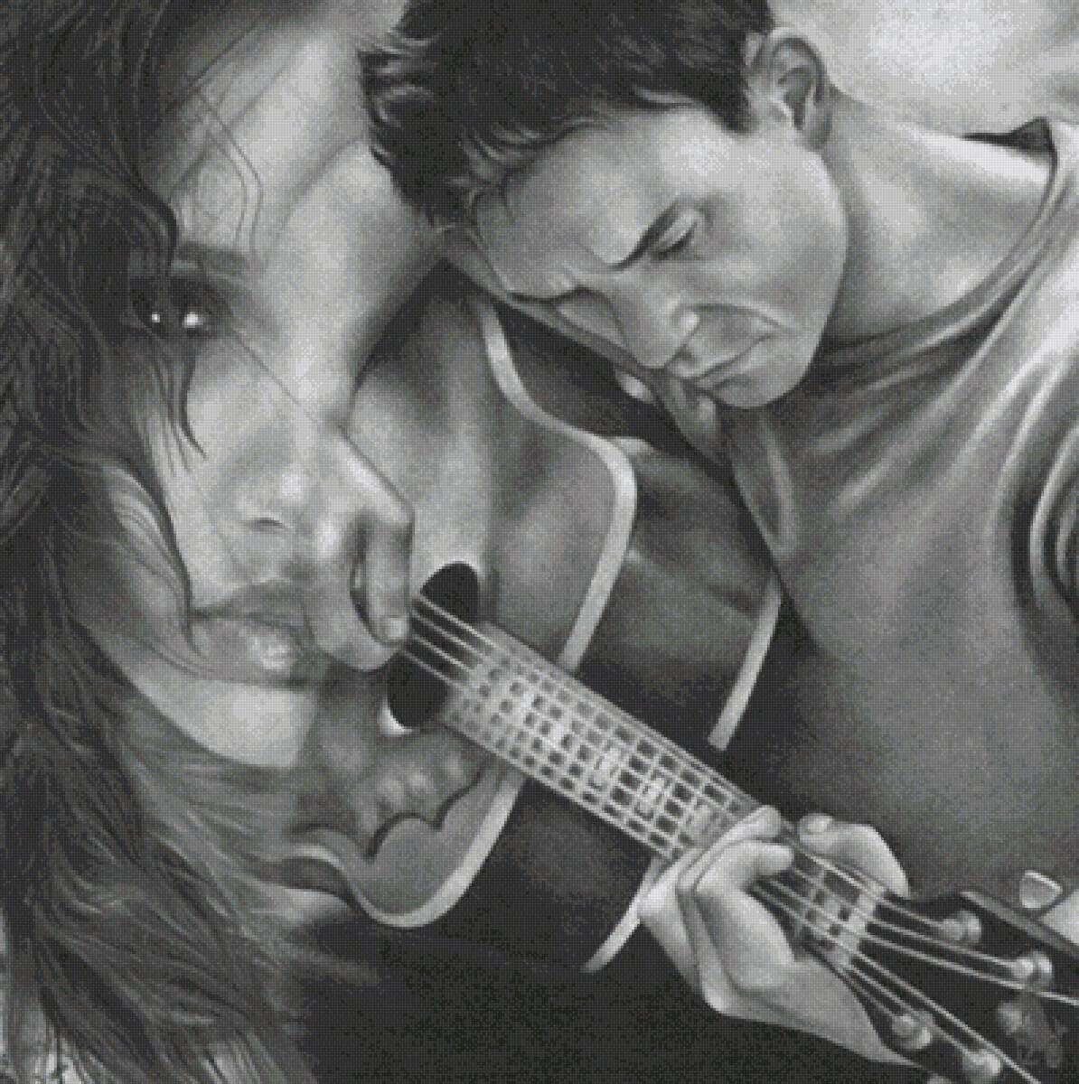 Поет мужчина про девушку. Влюбленные с гитарой. Мужчина и женщина рисунок. Романтические рисунки. Разлука карандашом.