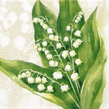 Схема вышивки «подушка ландыши»