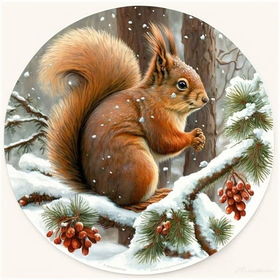 Белочка - дикие животные, белка - оригинал