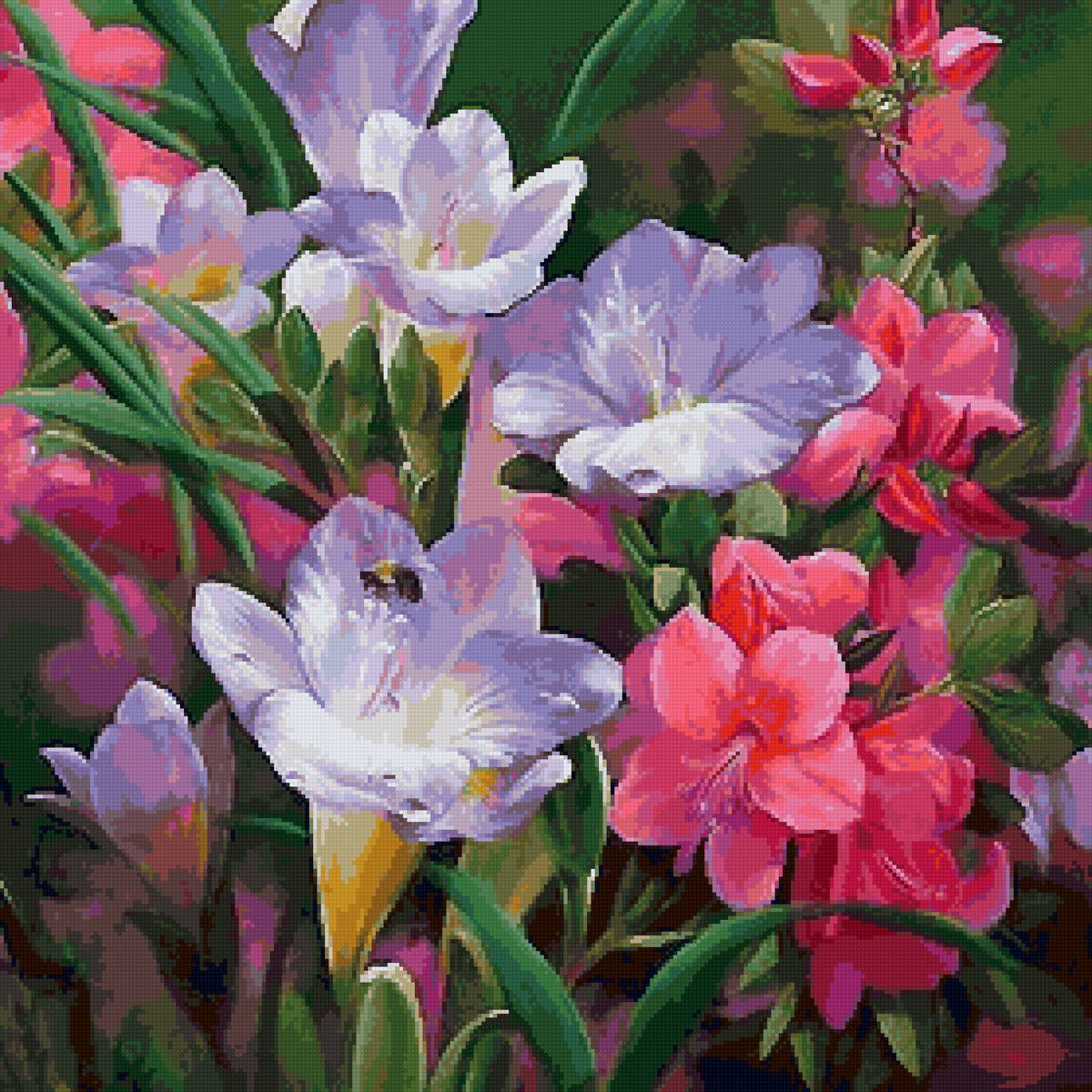 подушка фрезии - предпросмотр