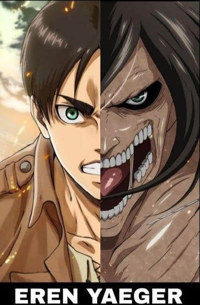 атака титанов - аниме, эрон, титан, егерь, атака - оригинал