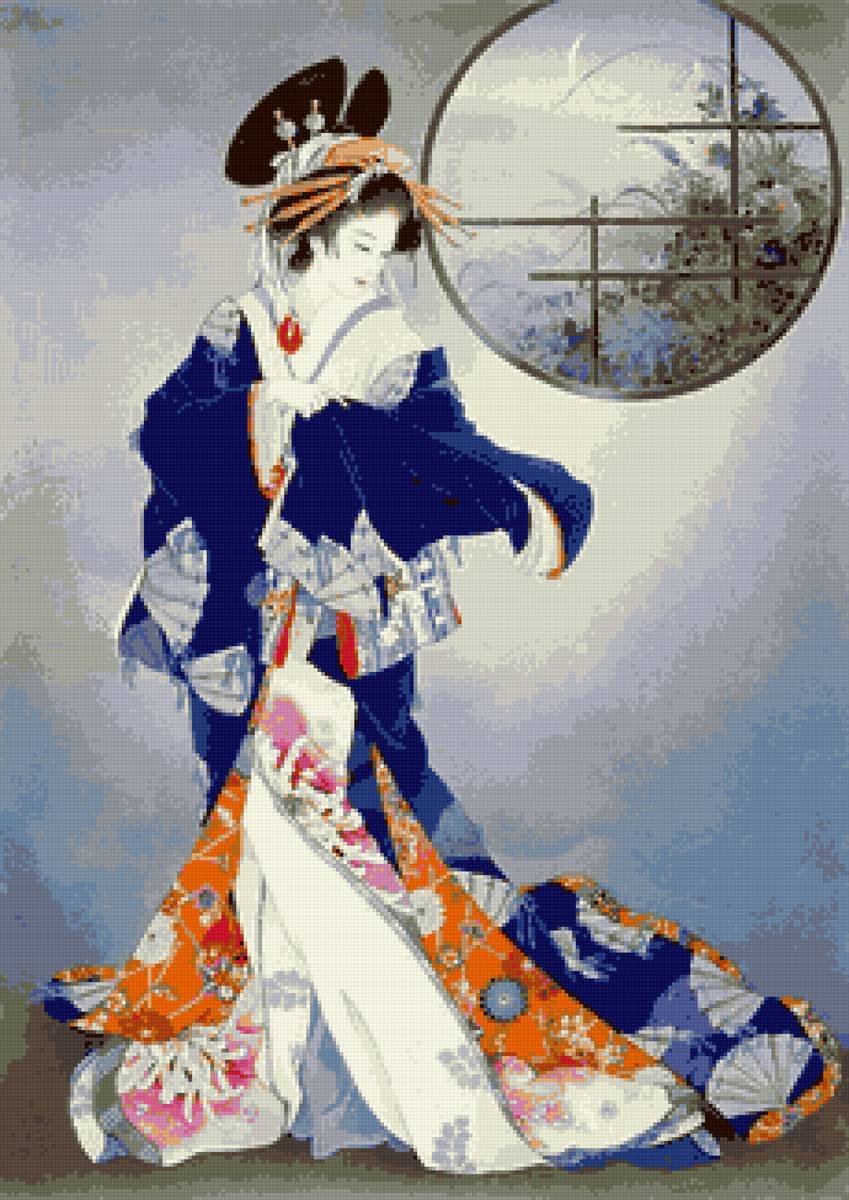 Гейша - гамма, девушка, япония, гейша - предпросмотр