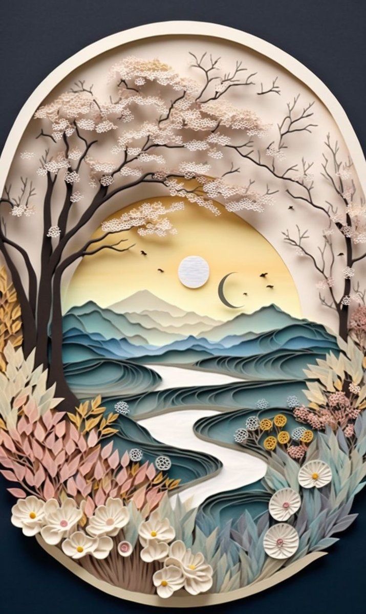 День - горы, рассвет, пейзаж, гамма, река - оригинал