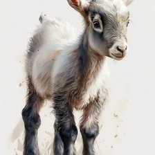 Схема вышивки «козочка»