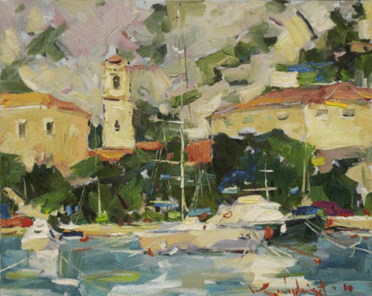 В Кожевников - шхуна, лето, море, лодка, парусник - предпросмотр