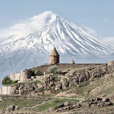 Схема вышивки «Армения. Хор Вирап.»