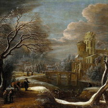 Схема вышивки «Старый замок»