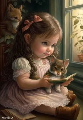 Девочка чтец - книга, дети - оригинал